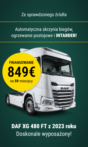 DAF XG 480 FT z 2023 roku - niska rata, tylko 849 euro