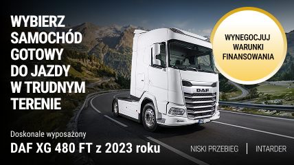 Promocja DAF XG 480 FT z 2023 roku
