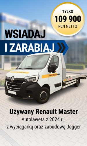 Wsiadaj i zarabiaj - Renault Master autolaweta z 2024r.