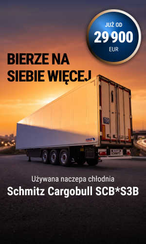Naczepa chłodnia SCHMITZ-CARGOBULL - bierze na siebie więcej