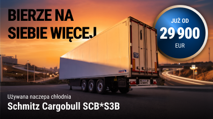 Naczepa chłodnia SCHMITZ-CARGOBULL - bierze na siebie więcej
